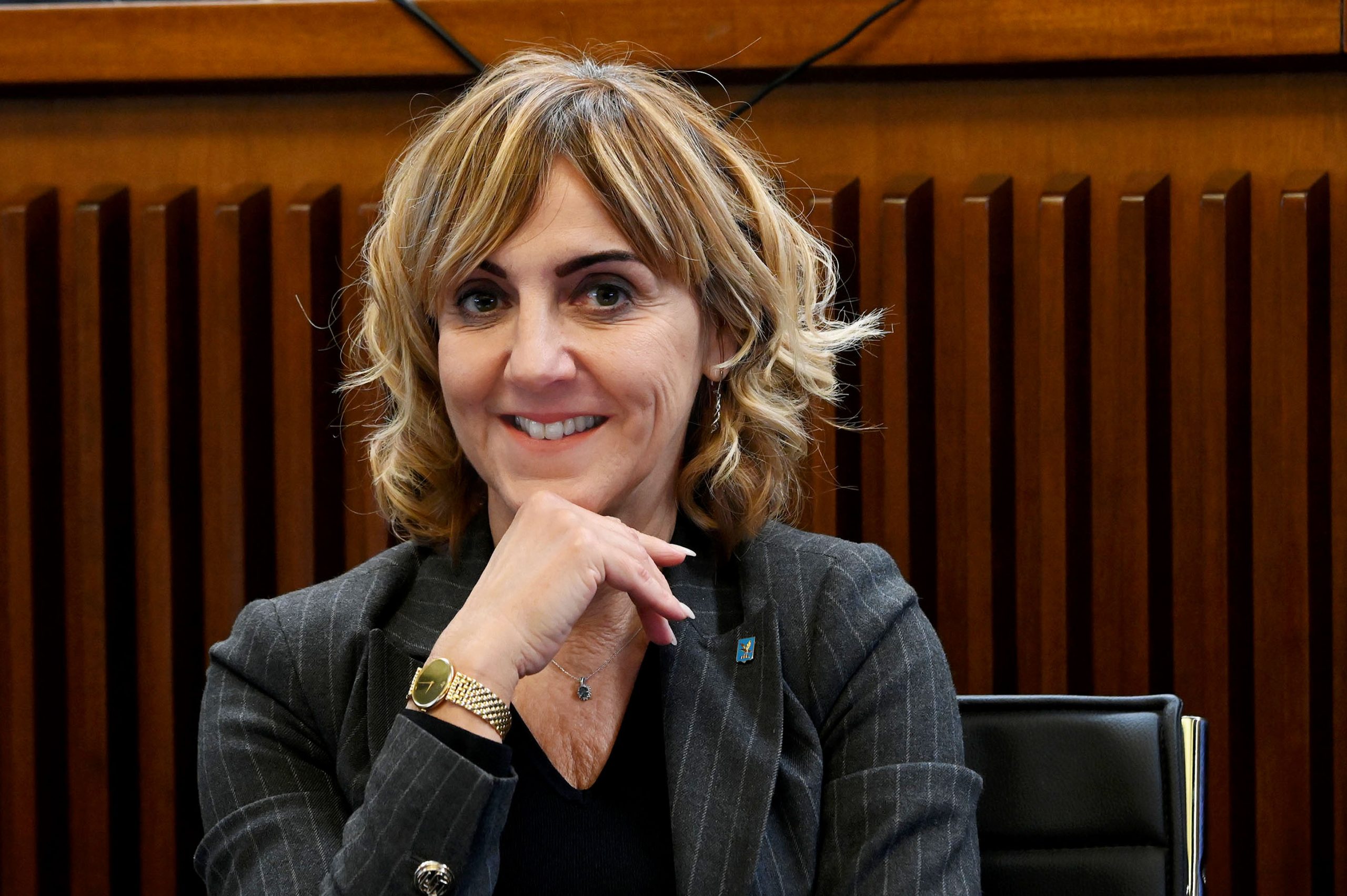 Ritratto di Lucia Buna in aula